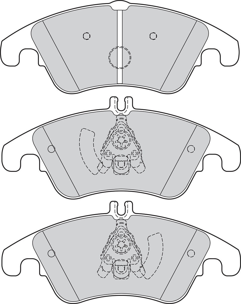 Jeu de 4 plaquettes de frein VALEO ref. 302160